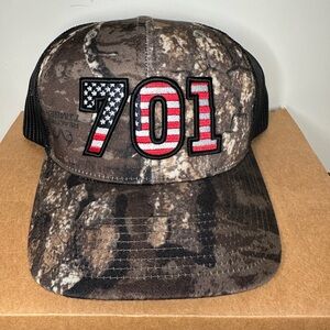 Richardson 701 American Flag Camo Trucker Hat Snapback